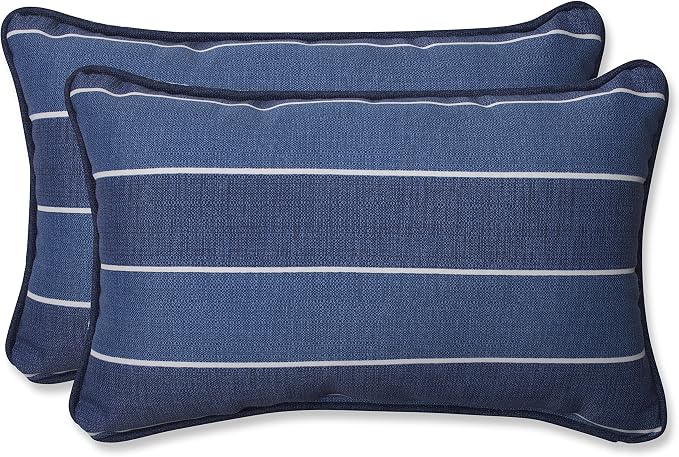 Pillow Perfect Wickenburg outdoor lumbar pillows
